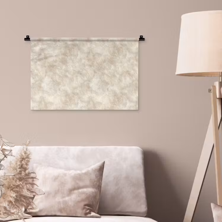 Wandkleed - Beige - Reliëfstructuur - Natuursteen — 2