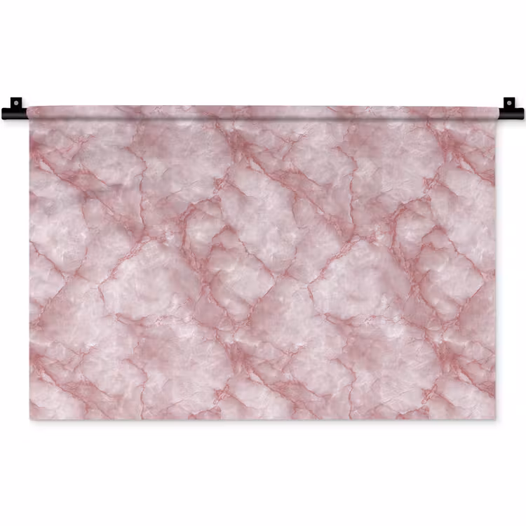 Wandkleed - Roze - Kwartsmarmer - Aders — 1