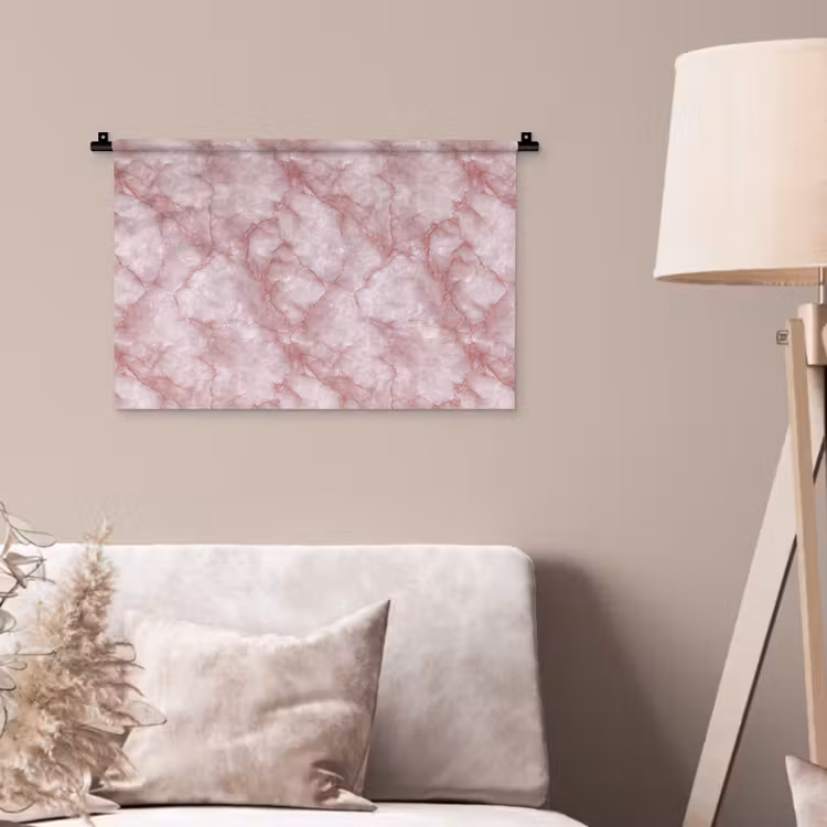 Wandkleed - Roze - Kwartsmarmer - Aders — 2