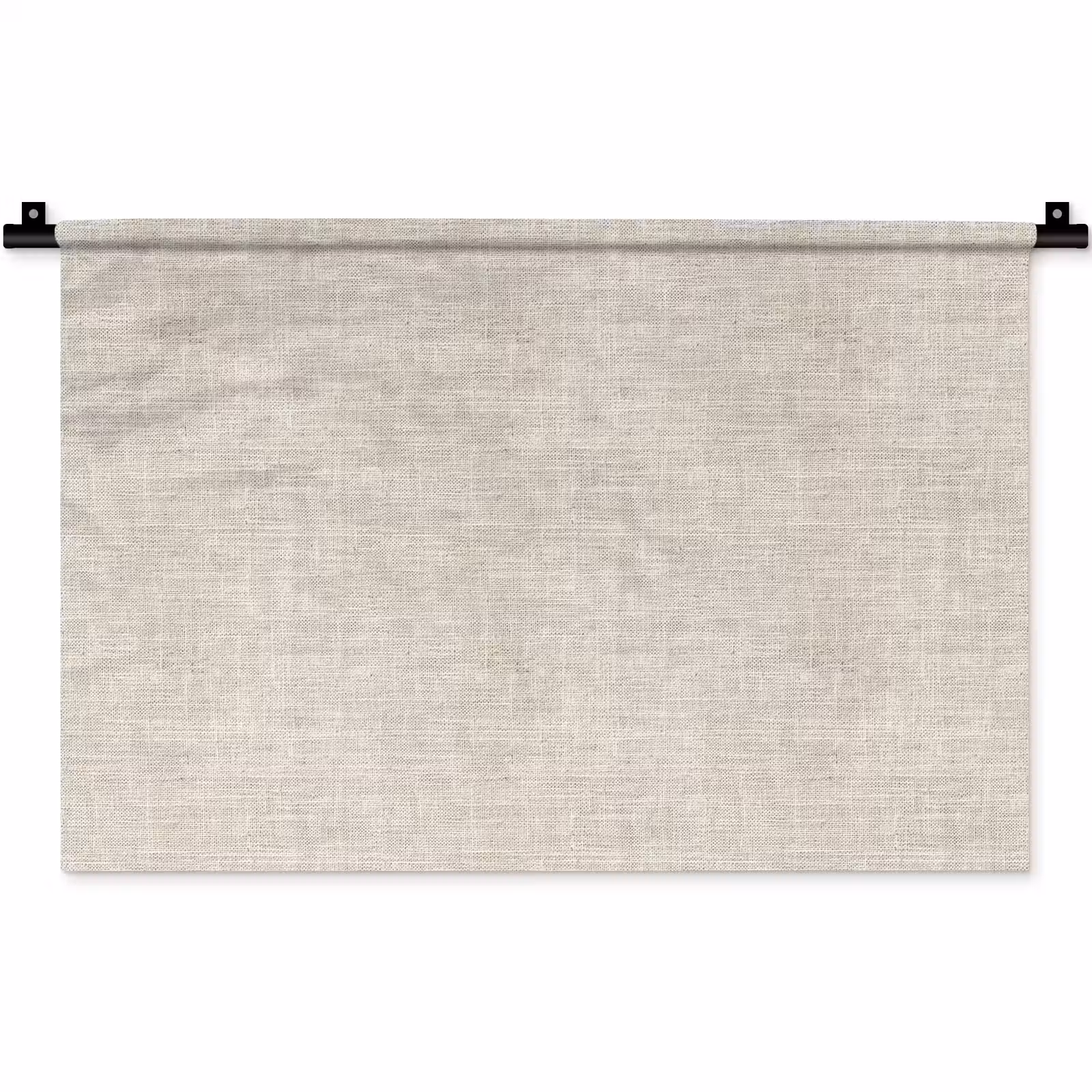 Wandkleed - Linnen - Textuur - Beige — 1