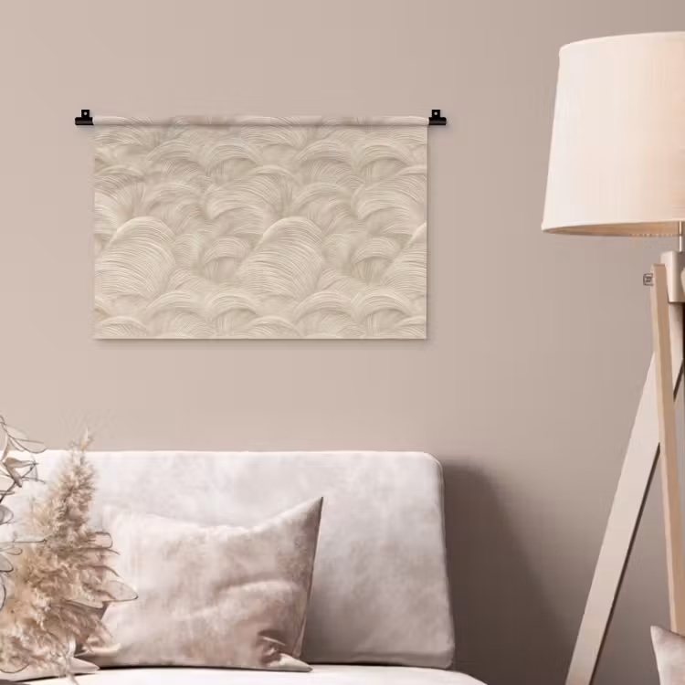 Wandkleed - Bogen - Patroon - Beige — 2