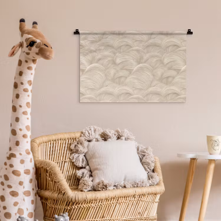 Wandkleed - Bogen - Patroon - Beige — 5