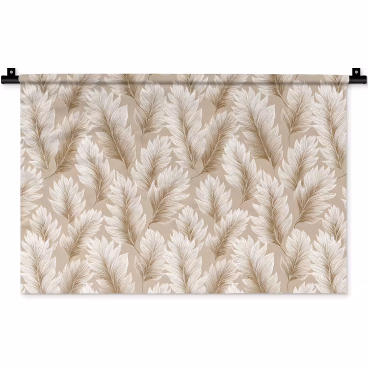 Wandkleed - Botanisch - Patroon - Beige — 1