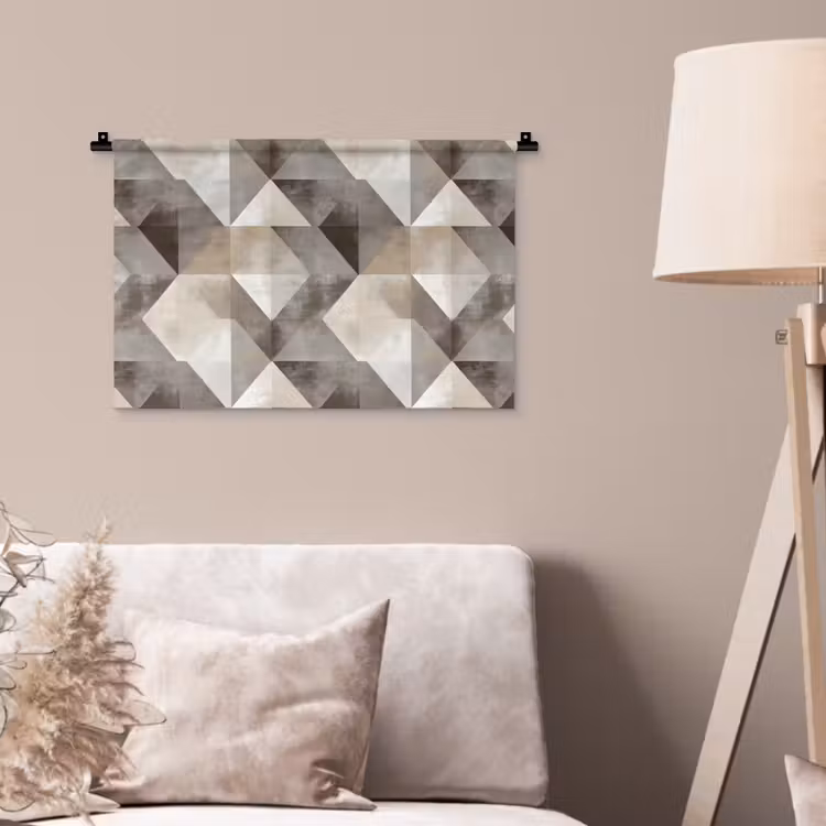 Wandkleed - Geometrisch - Motief - Aardetinten — 2