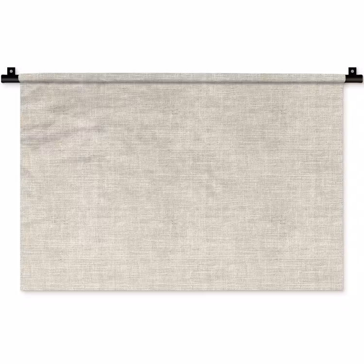 Wandkleed - Linnen - Textuur - Beige — 1