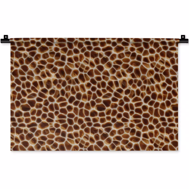 Wandkleed - Schildpad - Bruin - Patroon — 1