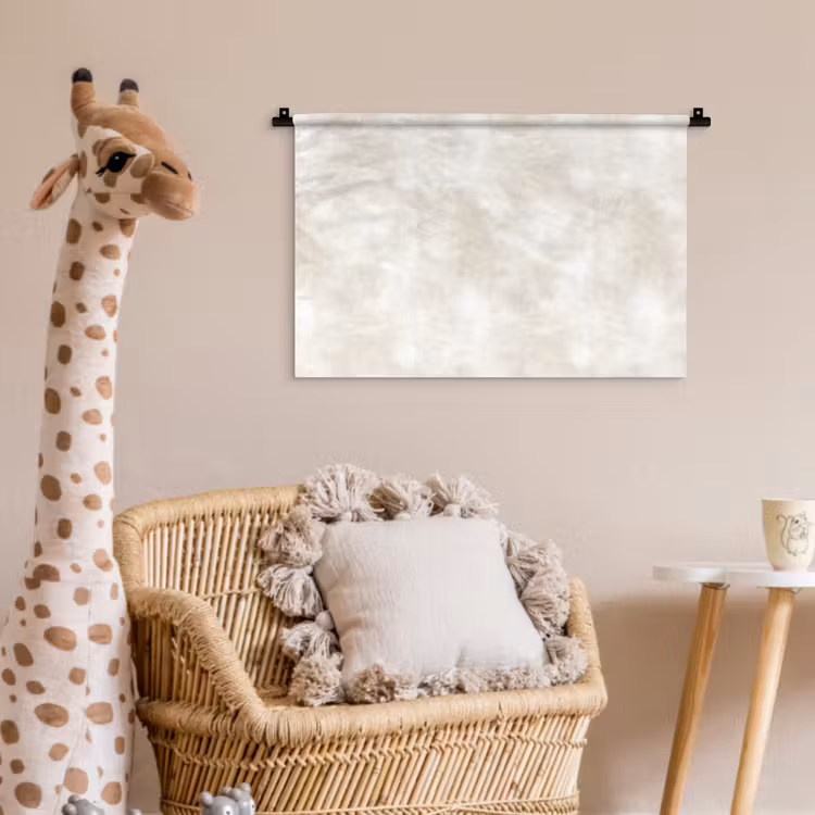 Wandkleed - Subtiel - Structuur - Beige — 5