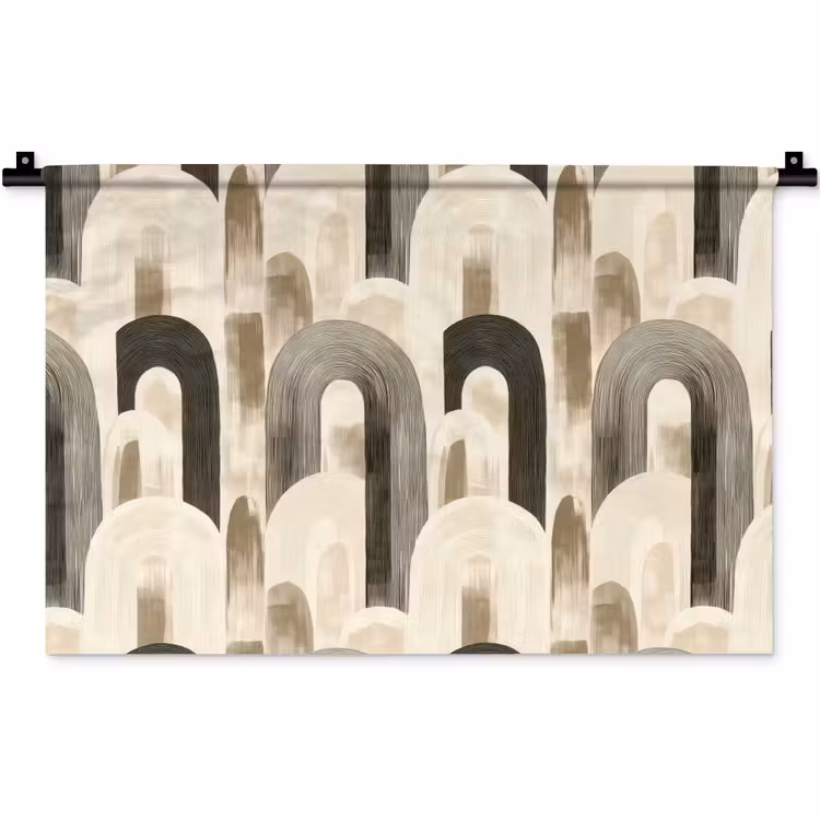 Wandkleed - Abstract - Patroon - Bogen — 1