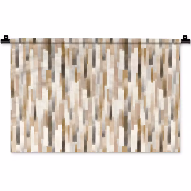 Wandkleed - Abstract - Patroon - Kwaststreken — 1