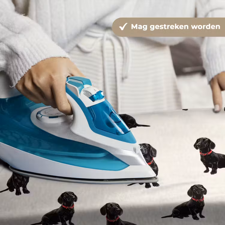 Wandkleed - Hond - Patroon - Zwart — 6