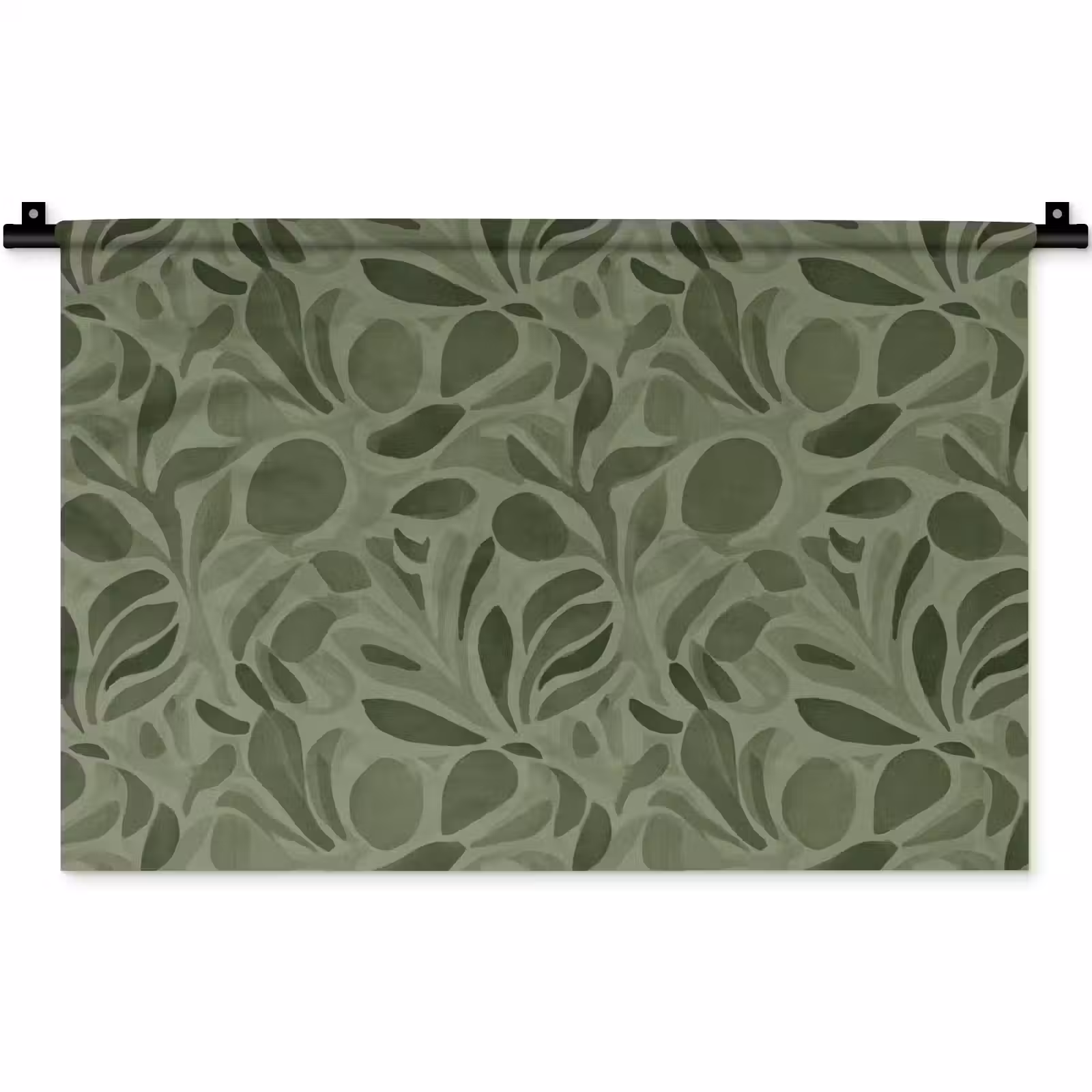 Wandkleed - Sereen - Bladeren - Groen — 1
