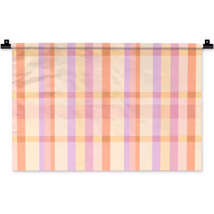 Wandkleed - Pastel - uitpatroon - Geometrisch — 1