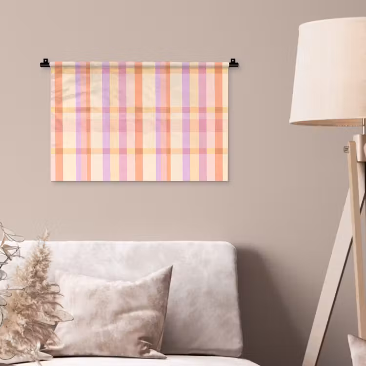 Wandkleed - Pastel - uitpatroon - Geometrisch — 2