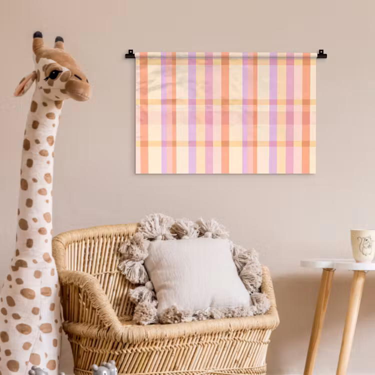 Wandkleed - Pastel - uitpatroon - Geometrisch — 5