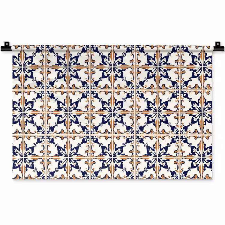 Wandkleed - Klassiek - Patroon - Kleurrijk — 1