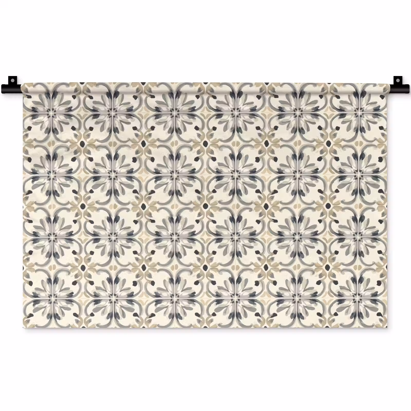 Wandkleed - Floraal - Patroon - Kleurrijk — 1