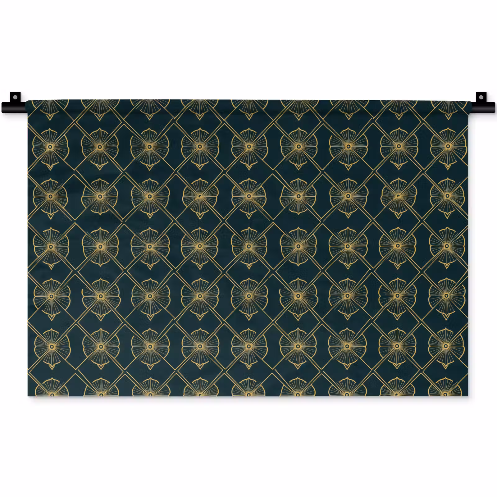 Wandkleed - Geometrisch - Elegant - Groen — 1