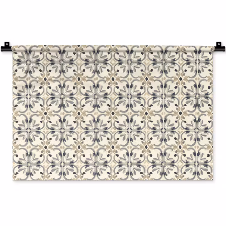 Wandkleed - Floraal - Patroon - Kleurrijk — 1