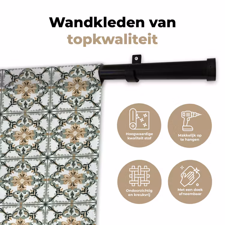 Wandkleed - Floraal - Verweerd - Keurrijk — 3