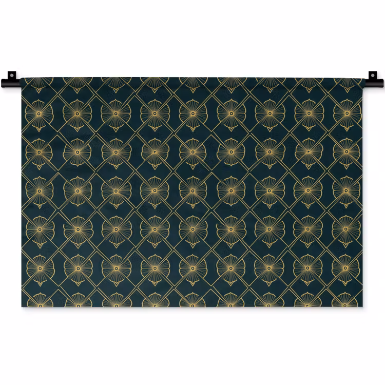 Wandkleed - Geometrisch - Elegant - Groen — 1