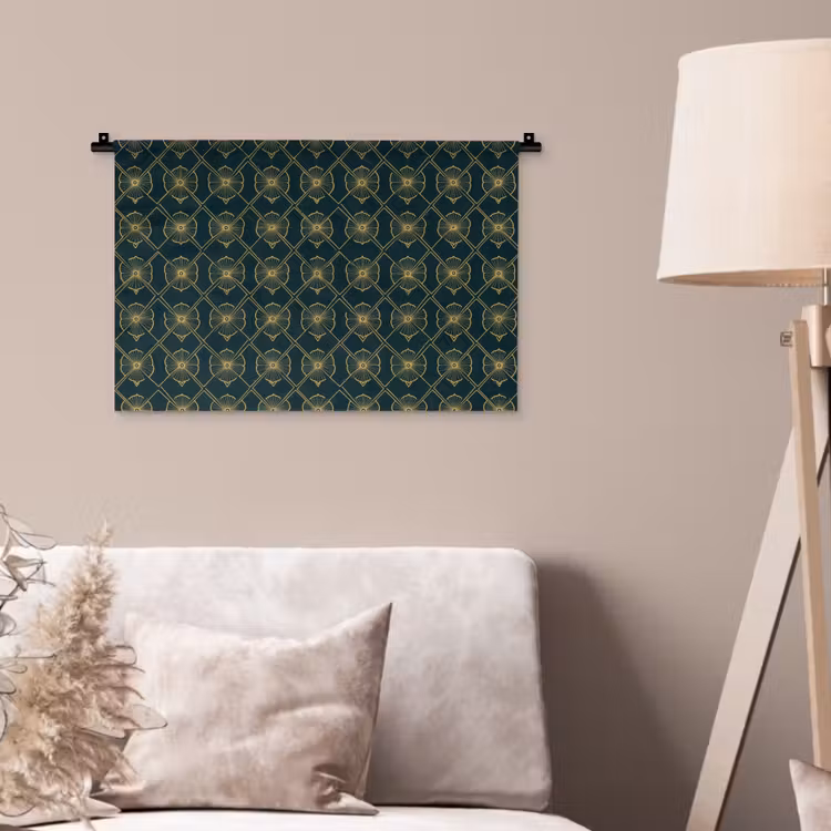 Wandkleed - Geometrisch - Elegant - Groen — 2
