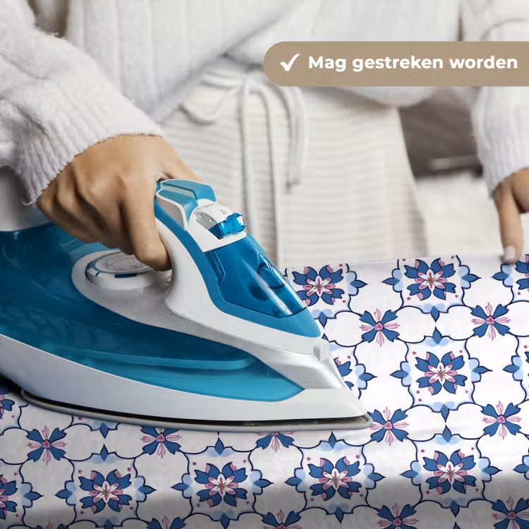Wandkleed - Modern - Patroon - Blauw - Roze — 6