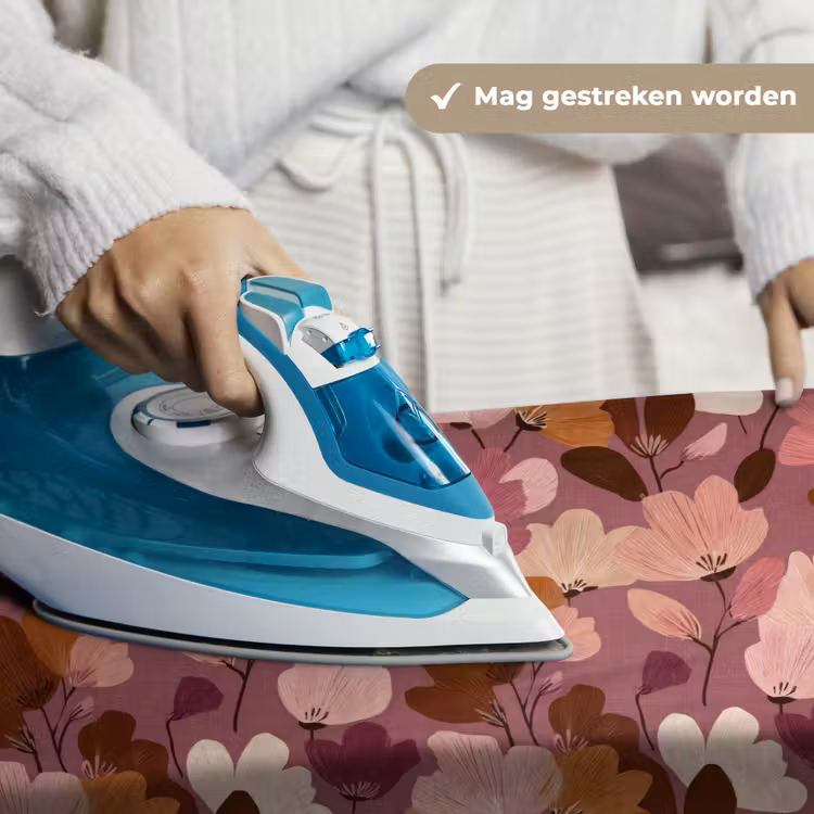 Wandkleed - Bloem - Patroon - Roze — 6