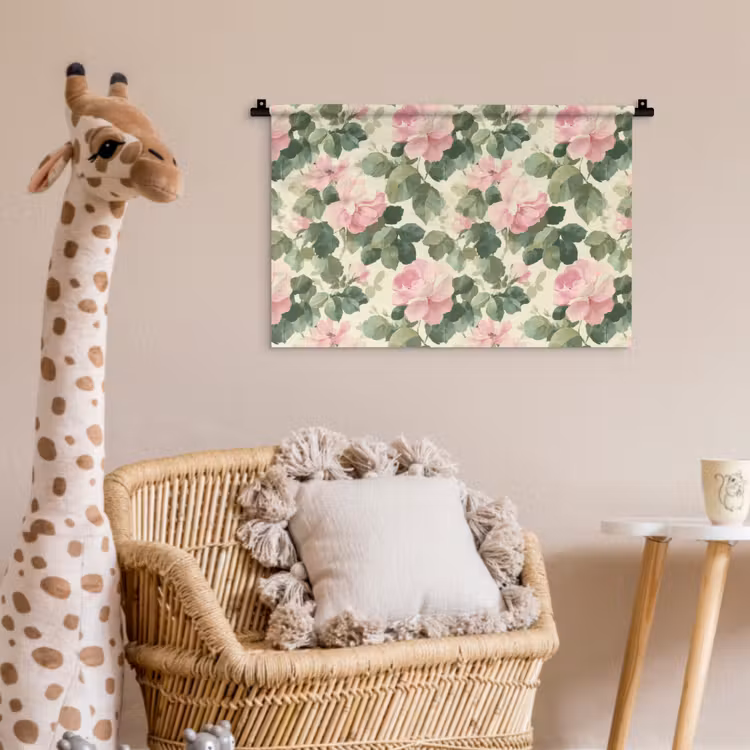 Wandkleed - Rozen - Botanisch - Roze — 5
