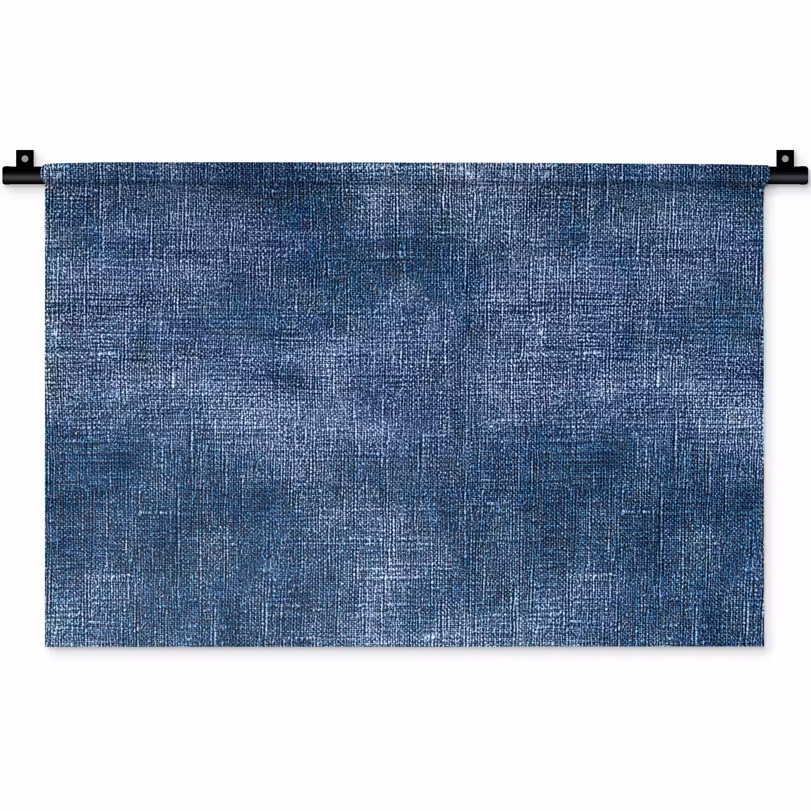 Wandkleed - Linnen - Textuur - Patroon - Denim - Rustiek — 1