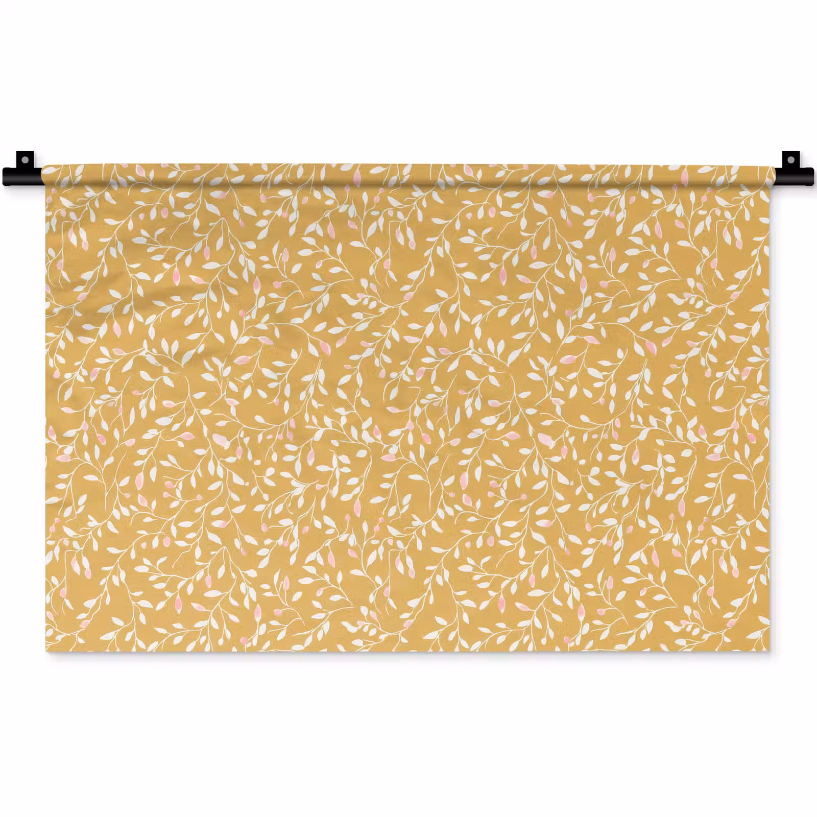 Wandkleed - Takjes - Patroon - Oker — 1