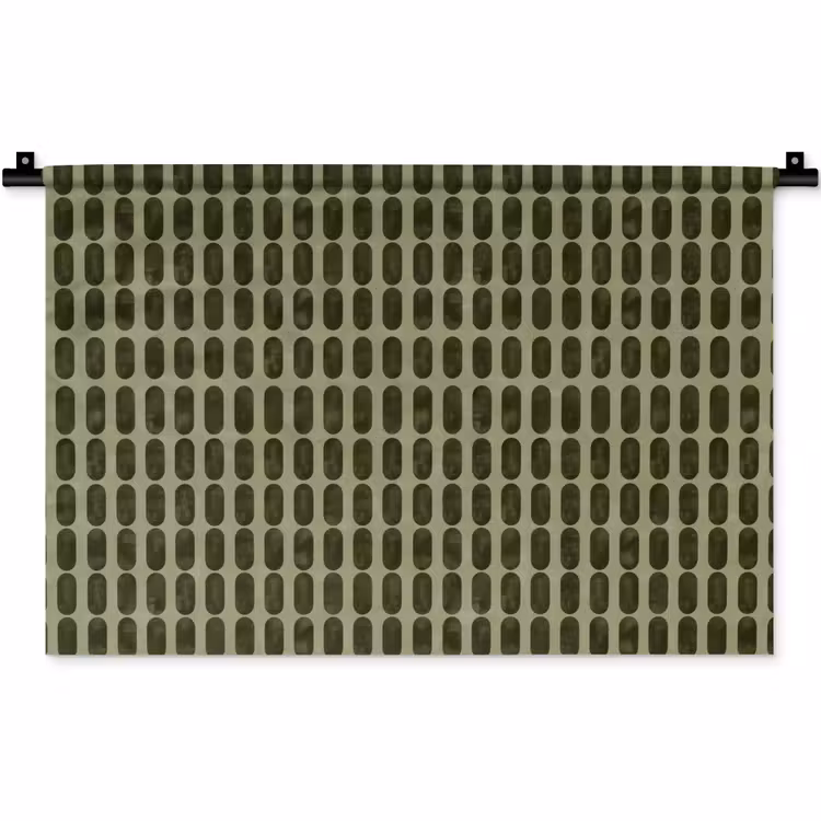 Wandkleed - Ritmisch - Effect - Groen — 1