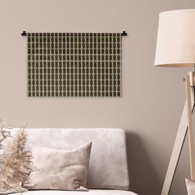 Wandkleed - Ritmisch - Effect - Groen — 2
