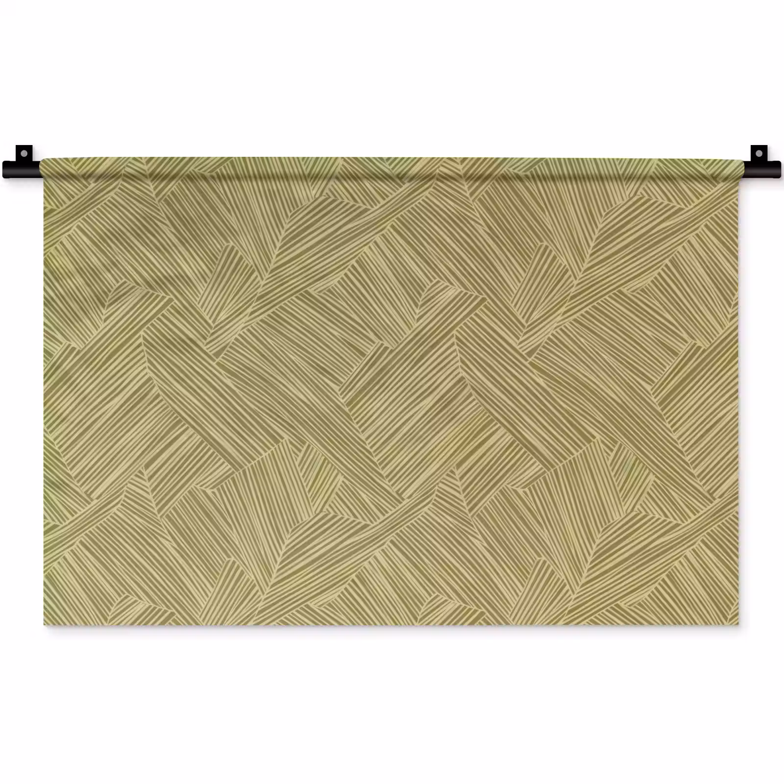 Wandkleed - Abstract - Modern - Groen — 1