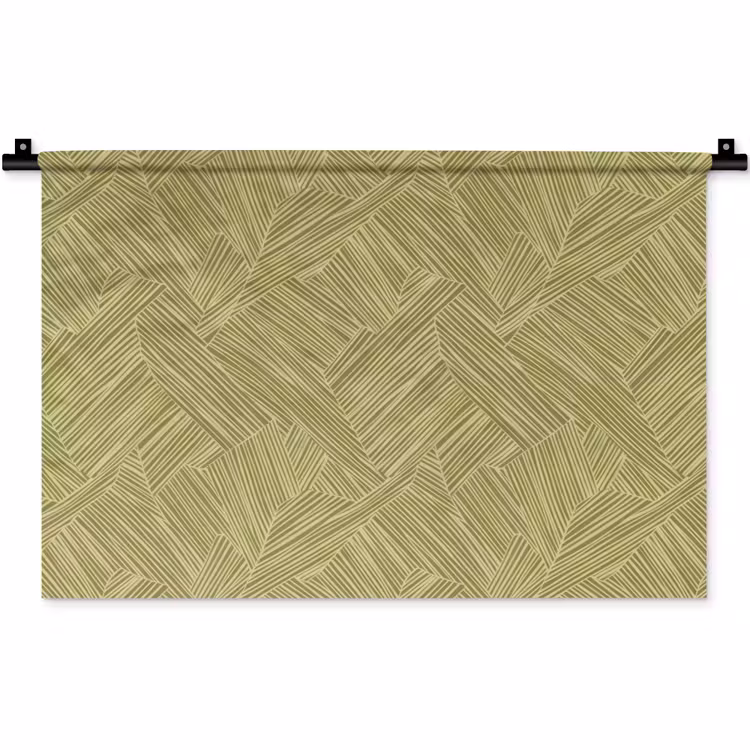 Wandkleed - Abstract - Modern - Groen — 1
