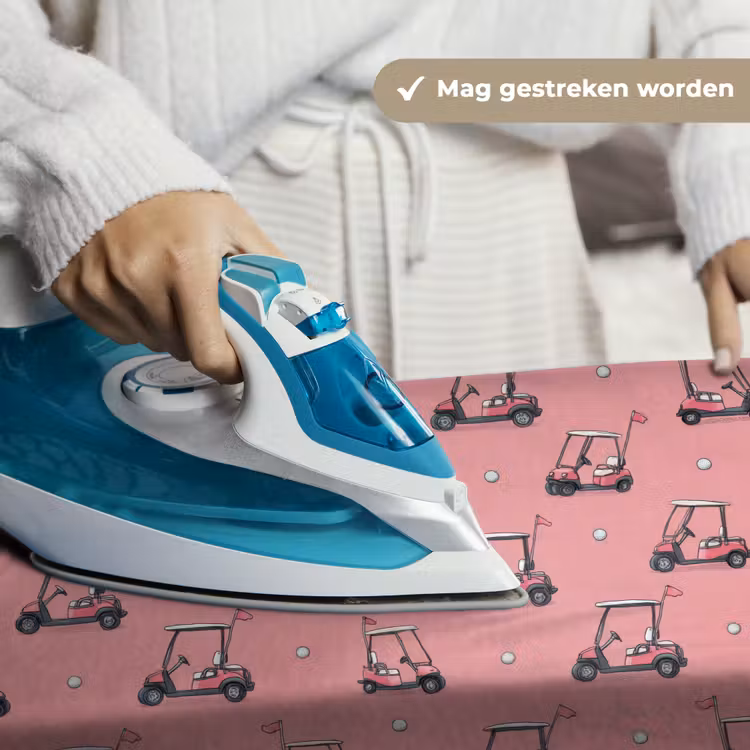 Wandkleed - Golfkar - Retro - Roze — 6