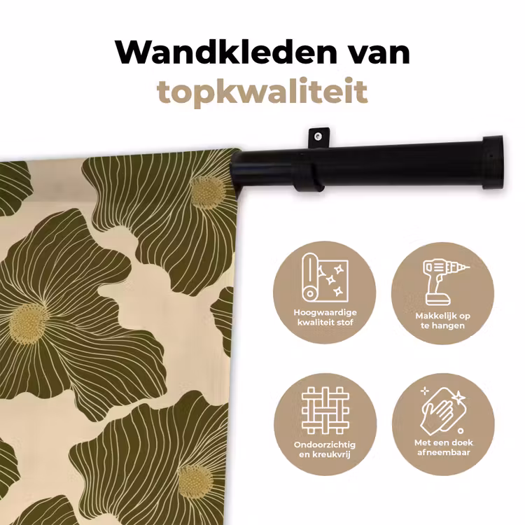 Wandkleed - Modern - Abstract - Groen — 3
