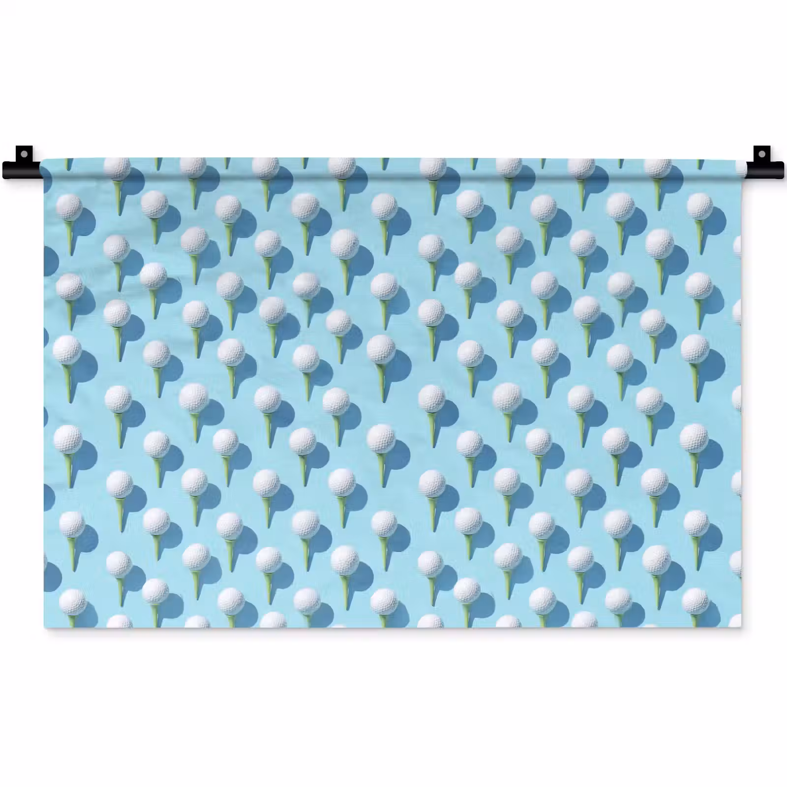 Wandkleed - Golf - Ballen - Blauw — 1