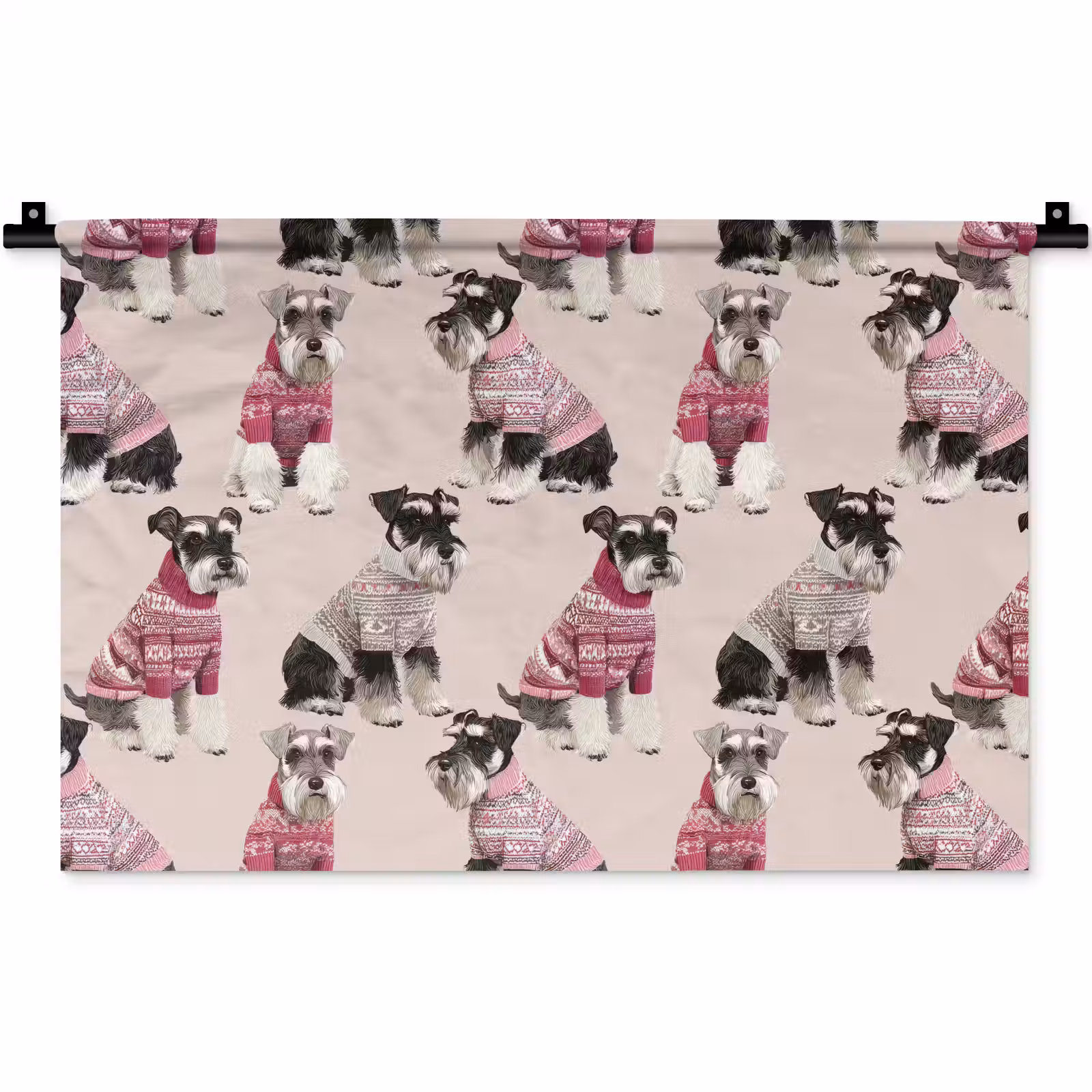 Wandkleed - Honden - Truien - Rood — 1