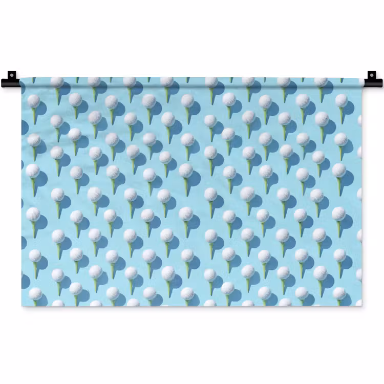 Wandkleed - Golf - Ballen - Blauw — 1