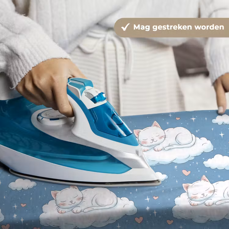 Wandkleed - Kitten - Wolken - Blauw — 6