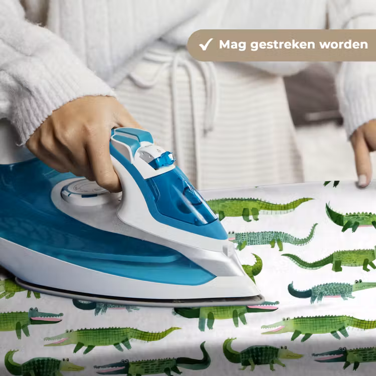 Wandkleed - krokodillen - Speels - Groen — 6