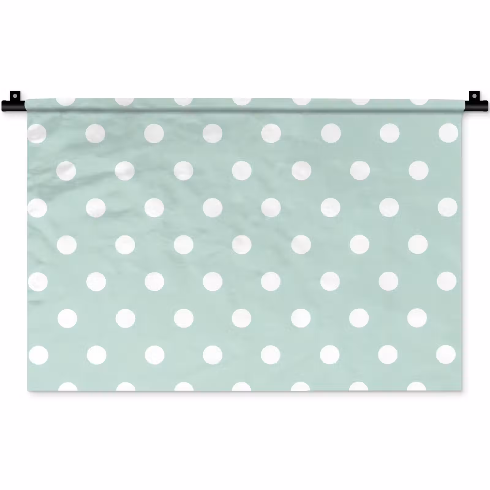 Wandkleed - Klassiek - Polka - Groen — 1