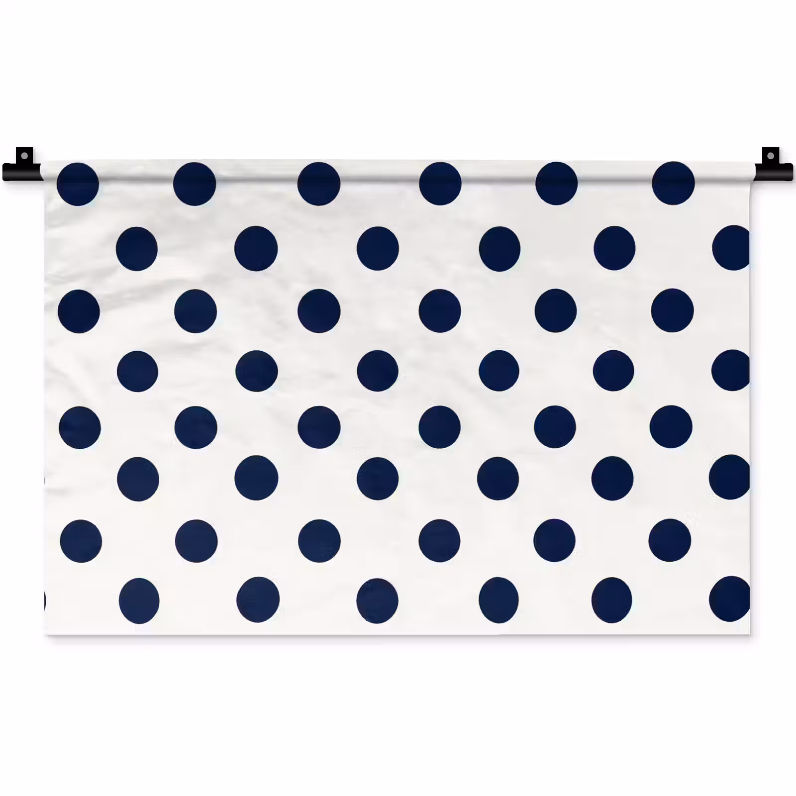 Wandkleed - Klassiek - Stippen - Blauw — 1