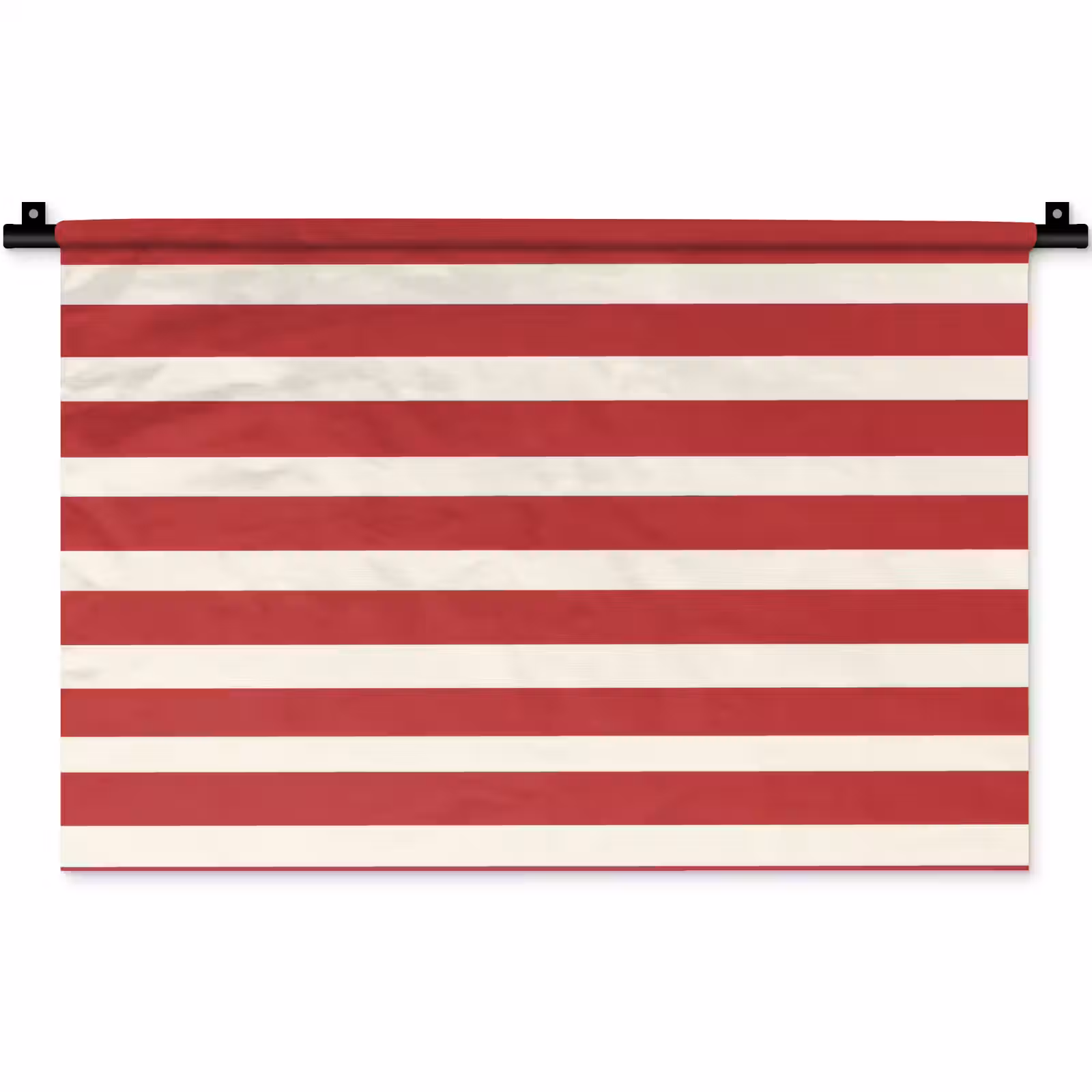 Wandkleed - Strepen - Patroon - Rood — 1