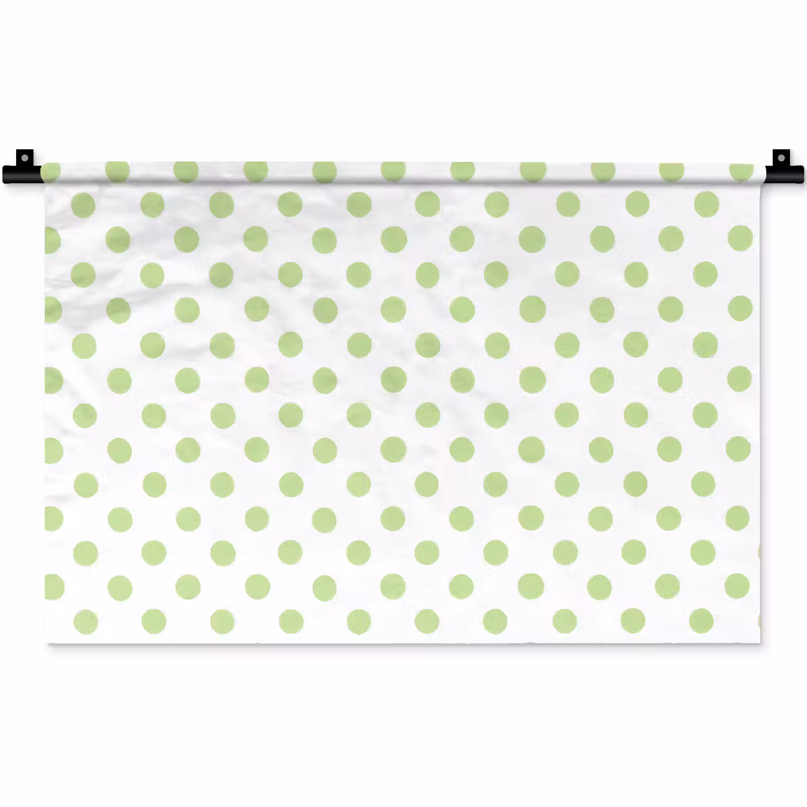 Wandkleed - Dots - Klassiek - Groen — 1