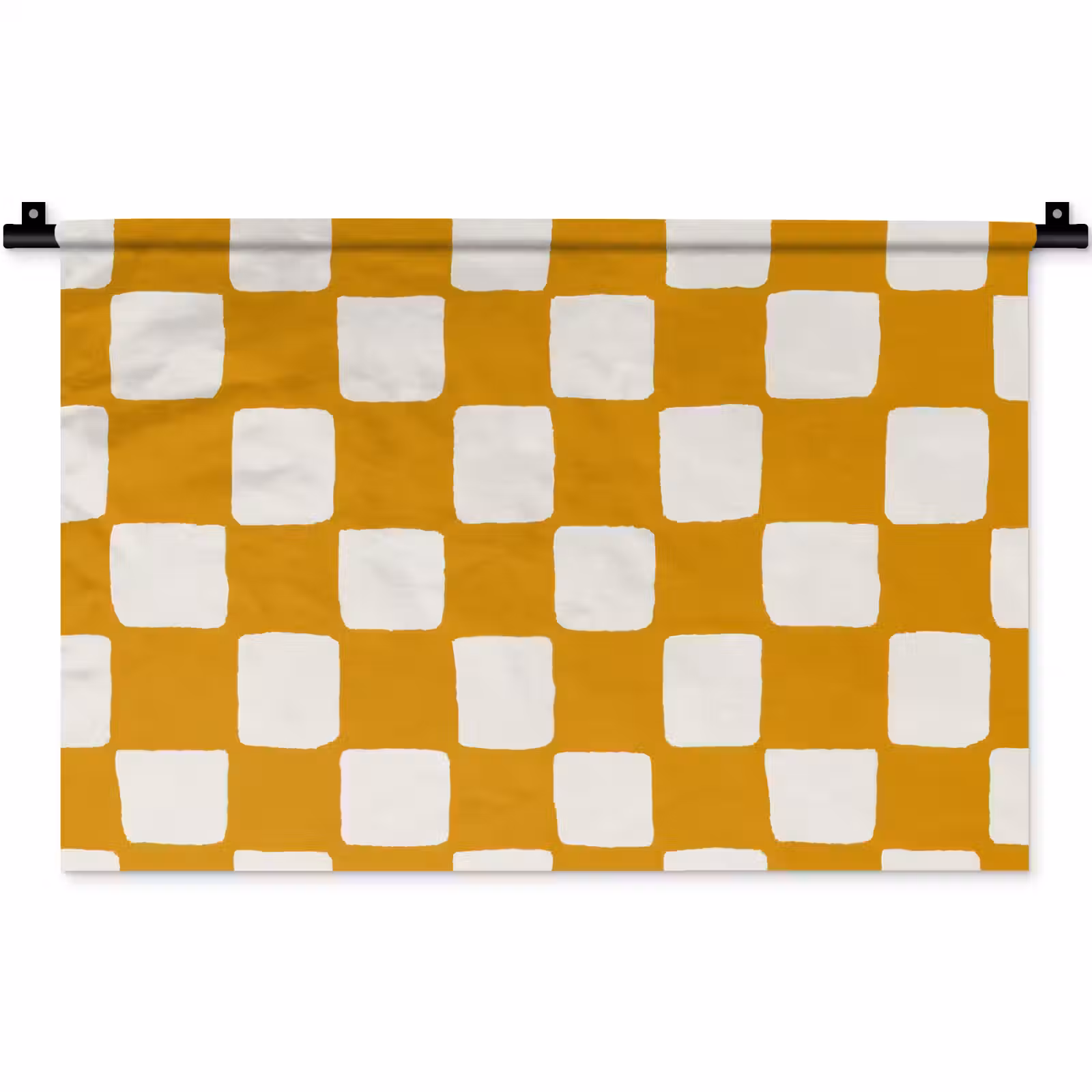 Wandkleed - Grafisch - Patroon - Oker — 1