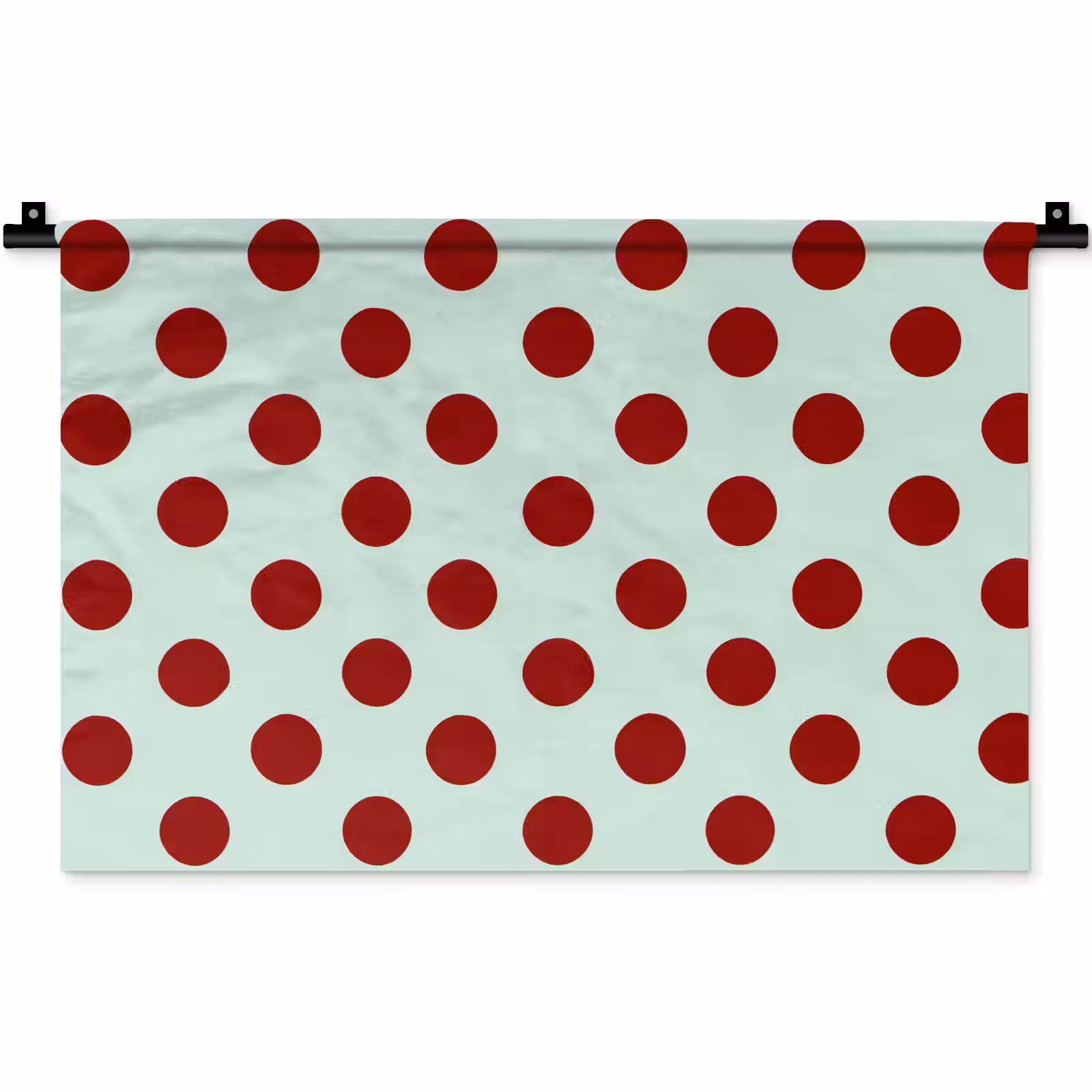 Wandkleed - Polka - Dots - Rood — 1