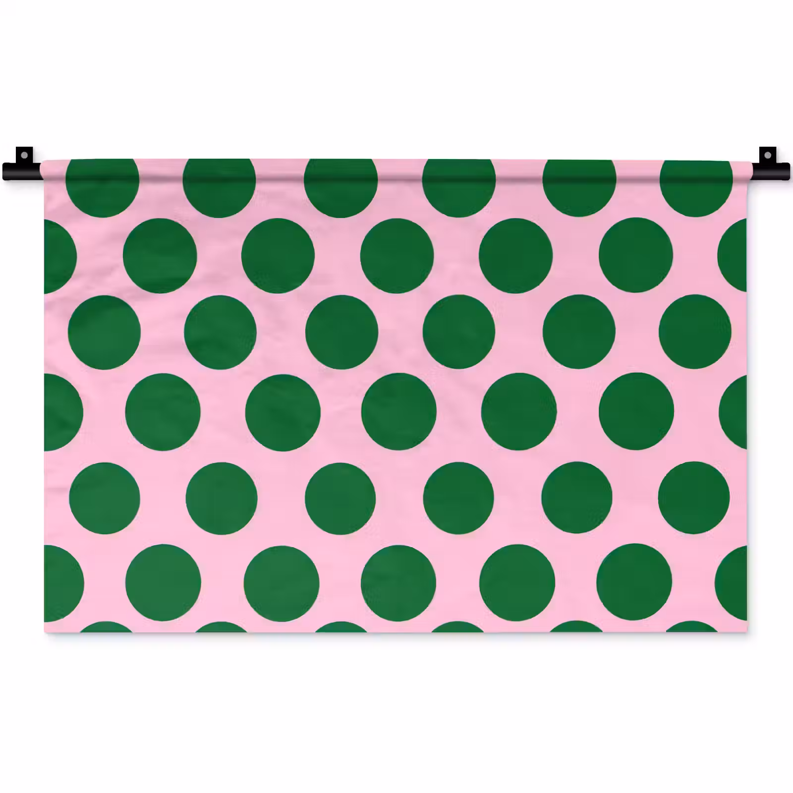 Wandkleed - Polkadots - Patroon - Groen — 1