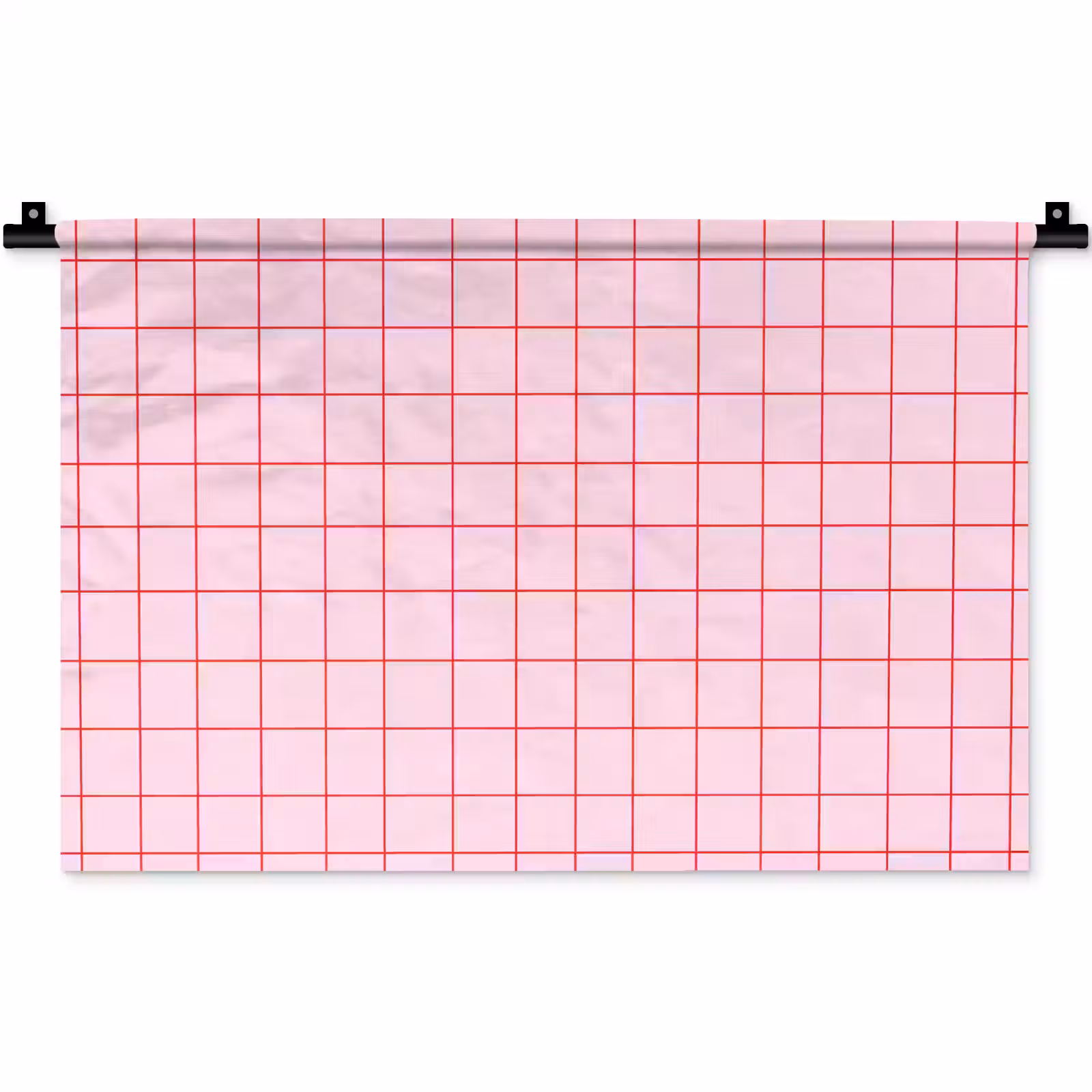 Wandkleed - Raster - Patroon - Roze — 1