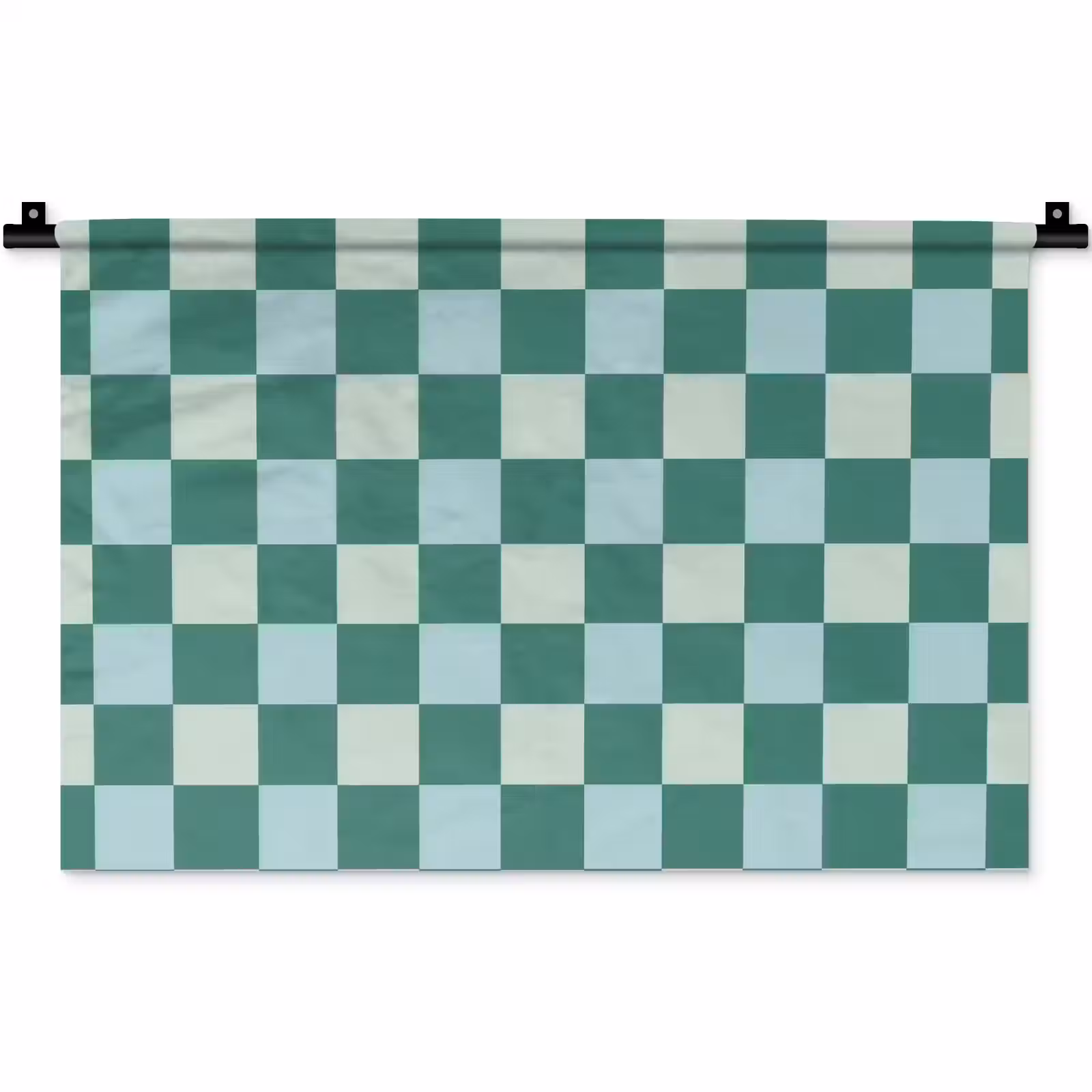 Wandkleed - Schaak - Klassiek - Groen — 1